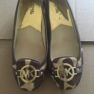 Michael Kors Giraffe Print Flats